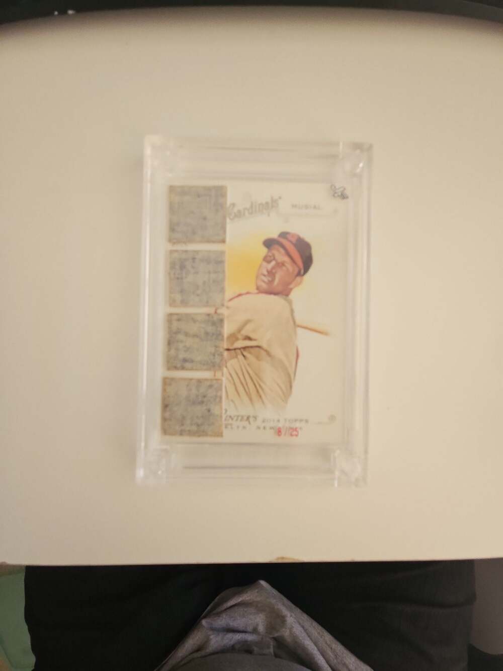 Stan Musial 2014 Topps Allen & Ginter Jersey Fusion Baseball Edition Serial Numb